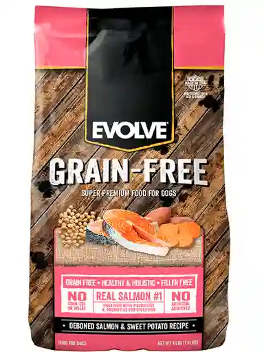 Evolve Dog Grain Free Salmon X12Lb - 5.44 Kg 