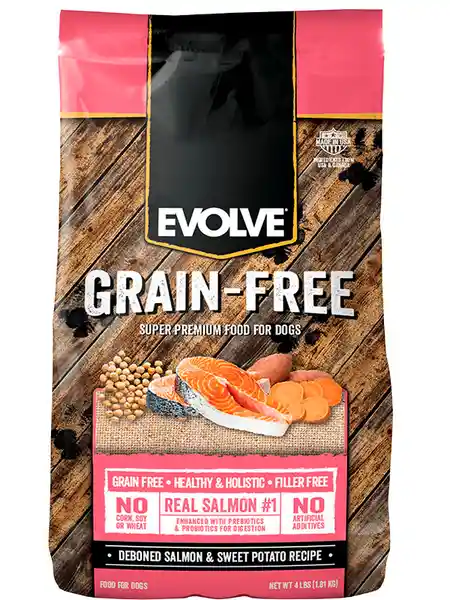 Evolve Dog Grain Free Salmon X24Lb - 10.88 Kg 