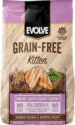 Evolve Cat Grain Free Kitten Chicken (pollo) X 2.75 Lb - 1.24 Kg