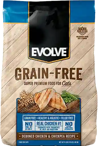 Evolve Cat Grain Free Chicken X3Lb - 1.36 Kg