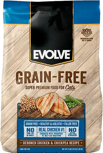 Evolve Cat Grain Free Chicken X3Lb - 1.36 Kg