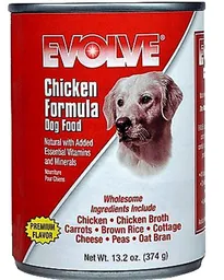 Evolve Dog Lata Chicken X13.2 Oz - 374 Gr 