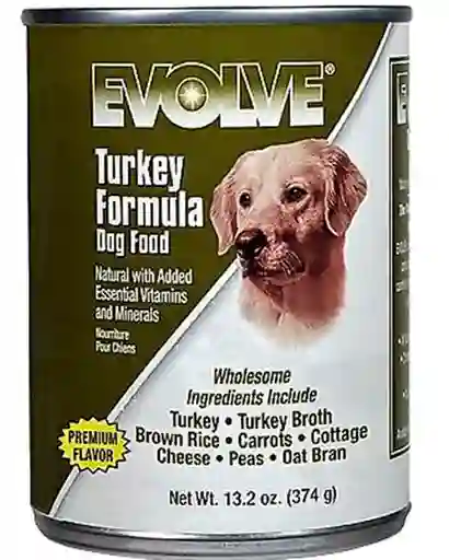 Evolve Dog Lata Turkey  X13.2 Oz - 374 Gr 