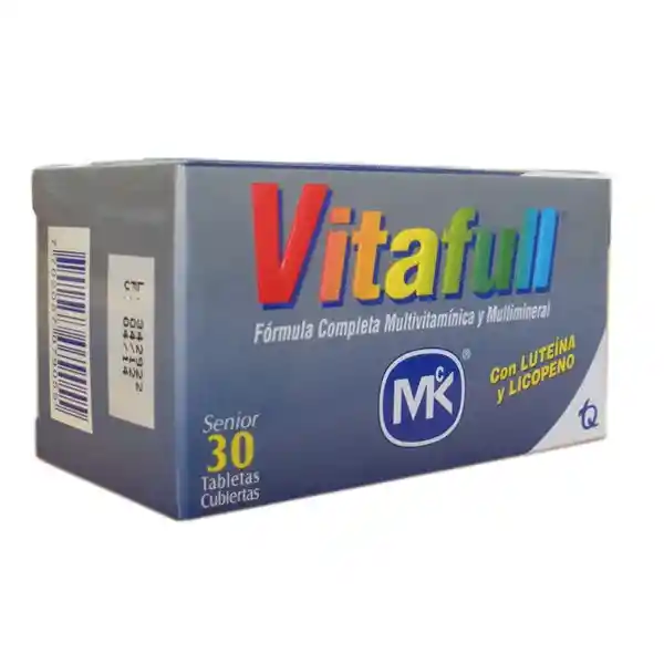 Vitafull Mk Senior L L Frasco X 30 Table