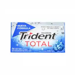 Trident Chicle Total Menta