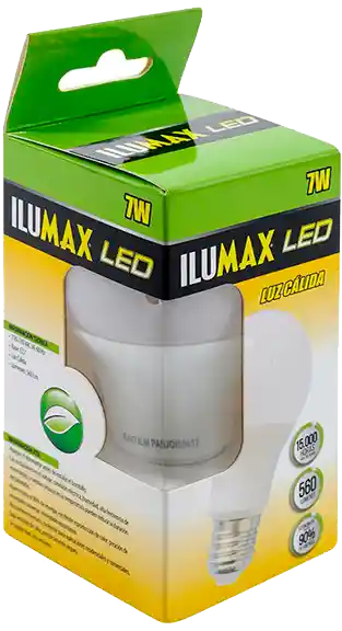 Ilumax Home Bombillo Led 7W Luz Cálida E27