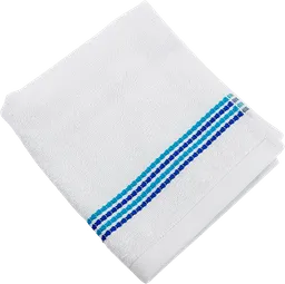 Fatelares Toalla Para Manos Bonette Blanco - Azul