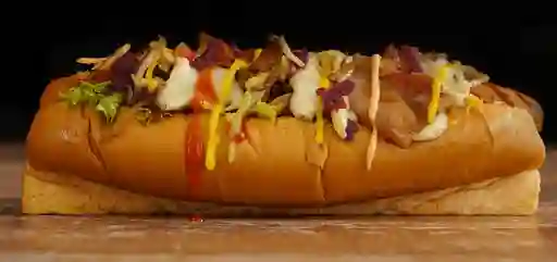 Hot Dog Hamburgo Grande y Tocineta