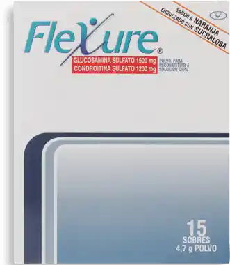 Flexure Glucosaminacondroitina Sabor Naranja