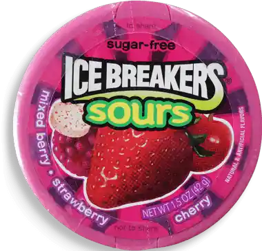 Ice Breakers Mentas Sugar Free Caj X 42Gr Berry