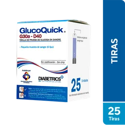 Fora-Glucoquick G30A Tirillas de Prueba de Glucosa en Sangre D40