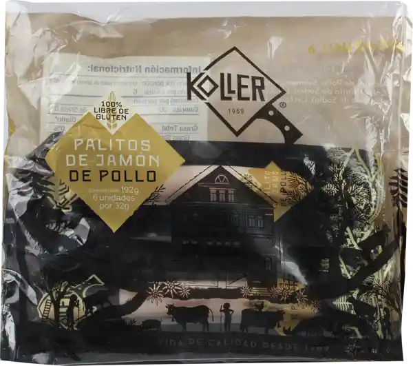 Koller Palitos de Jamón de Pollo