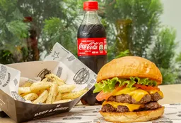 Combo Cheese Burger Doble