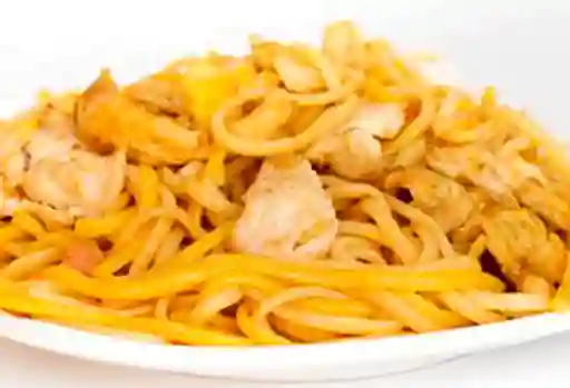 Spaguetti con Pollo