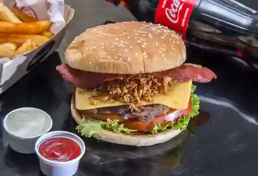 Combo Hamburguesa Crispy Onions