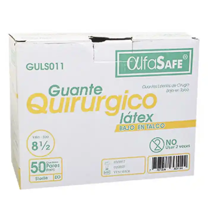 Alfa Safe Guante Cirugia