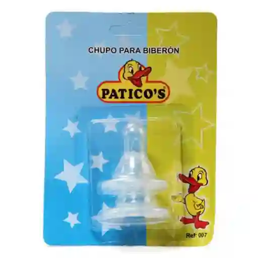 Paticos Chupo de Silicona para Biberón