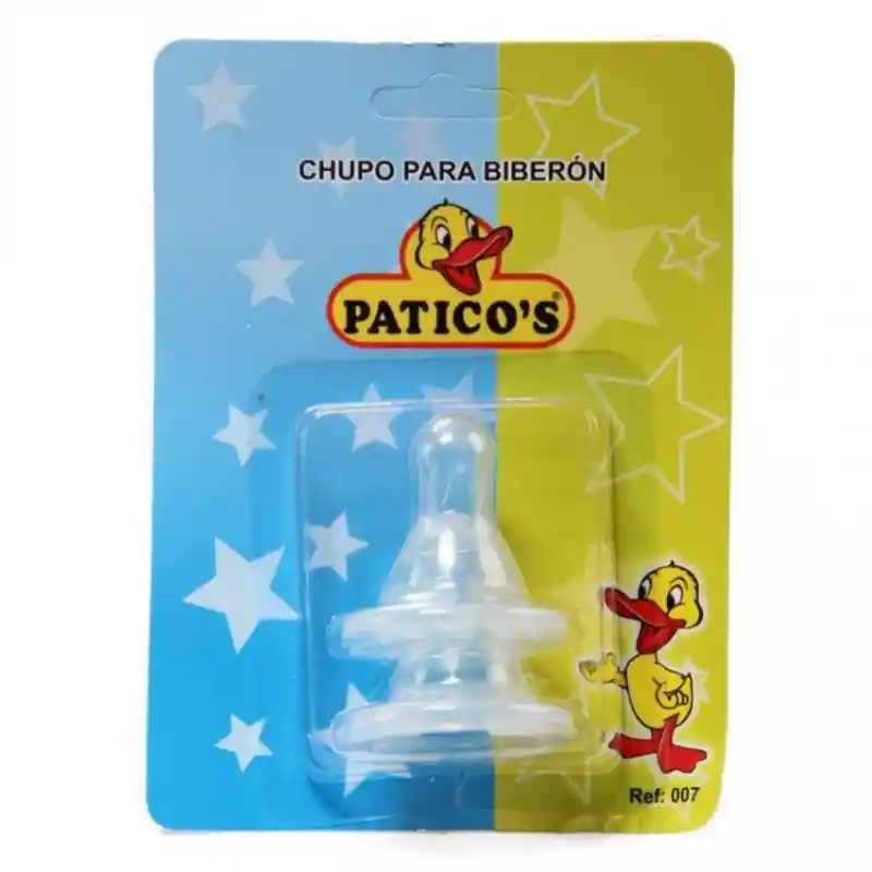 Paticos Chupo de Silicona para Biberón