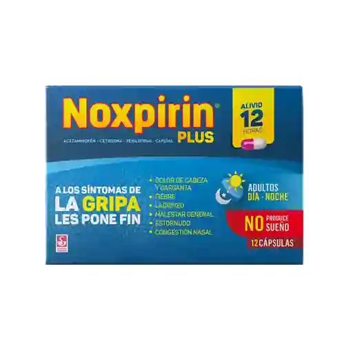 Noxpirin Plus Caja X 12 Capsulas