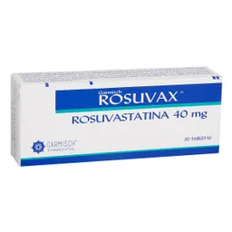 Rosuvax Scandinavia Pharma Ltda 40 Mg 30 Tabletas