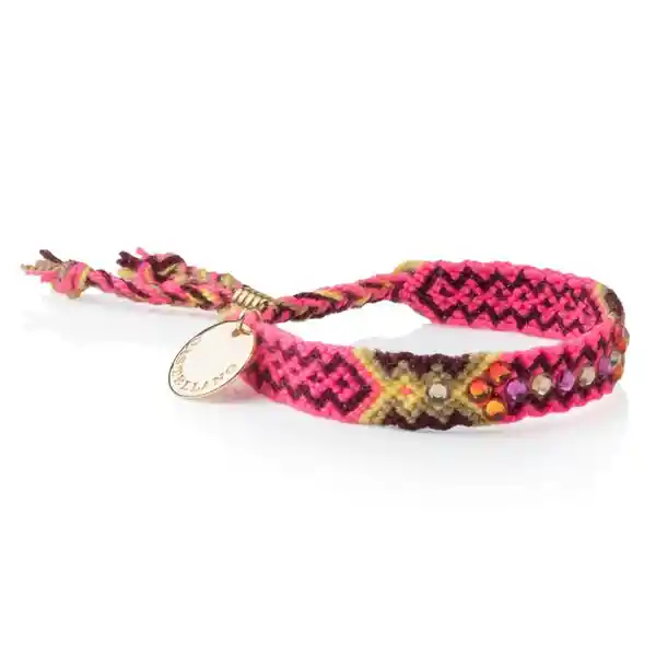 Wayuu Pulsera Be The Change Fucsia