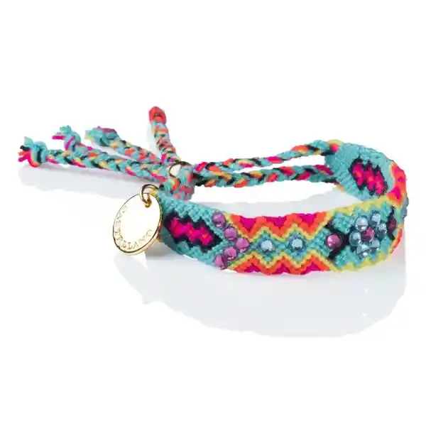 Wayuu Pulsera Give Back Aqua