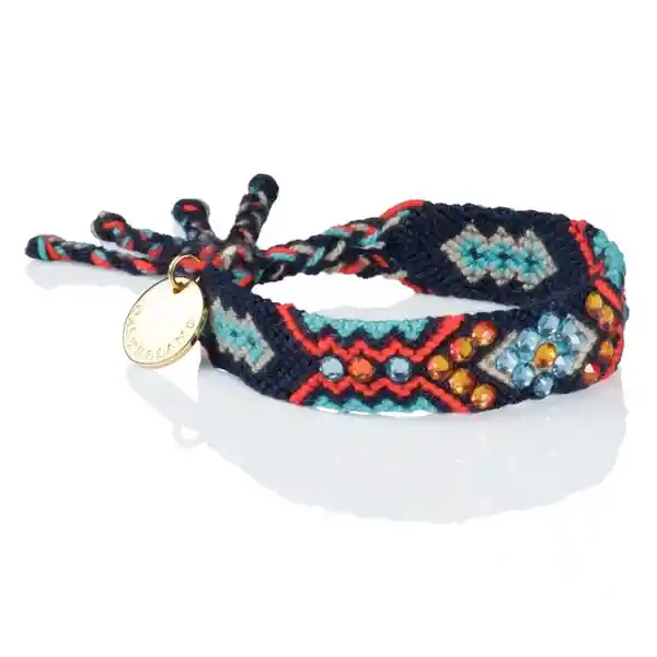 Wayuu Pulsera Give Back Blue Navy