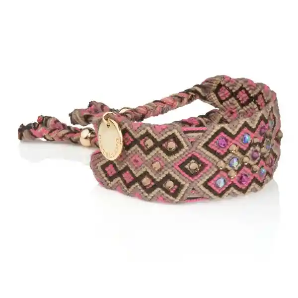 Wayuu Pulsera Girl Power Rosa