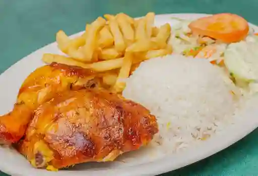 Bandeja con Pollo Asado