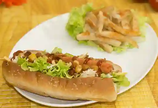Salchipan/choripan Veg