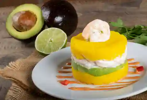 Causa de Camarones