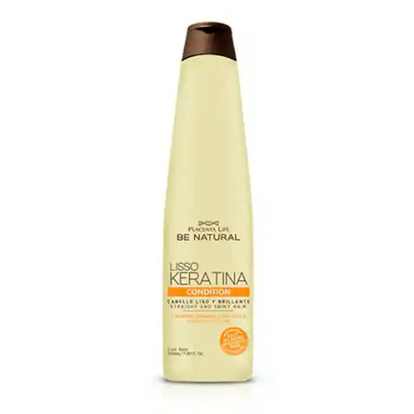 Be Natural Acondicionador Liso Keratina 350ml