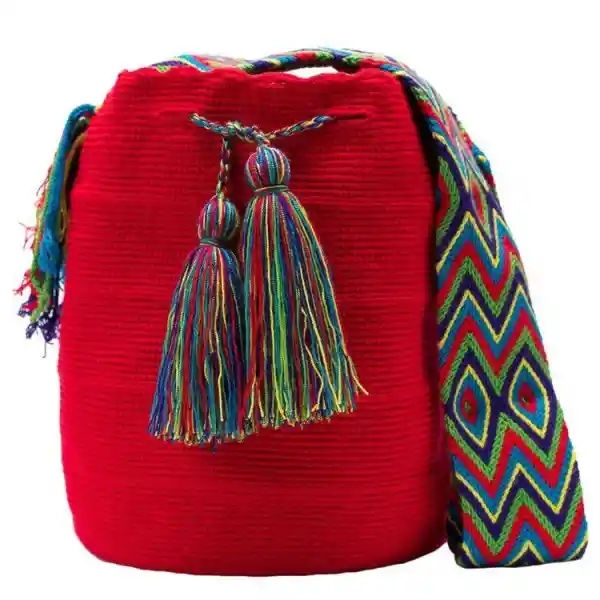 Wayuu Mochila Grande Unicolor