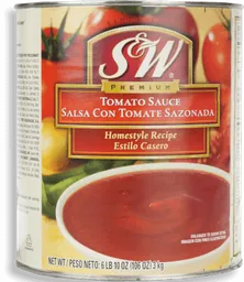 S&W Salsa con Tomate Sazonada Estilo Casero