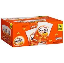 Goldfish Galletas Baked Snack Cracker Cheddar x 24 Unidades
