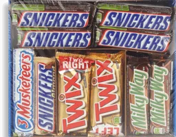 Snickers + 3Musketeers + Twix + Milky Way