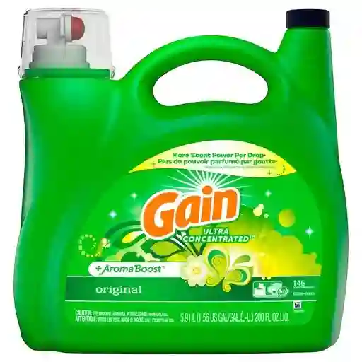 Gain Detergente Líquido Ultraconcentrado Aroma Boost Original