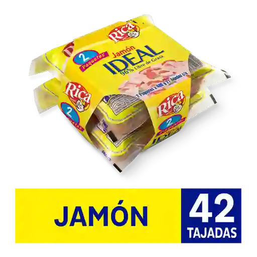 Rica Rondo Jamón Ideal 96% Libre de Grasa