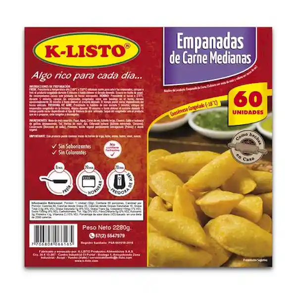 K-Listo Empanada De Carne