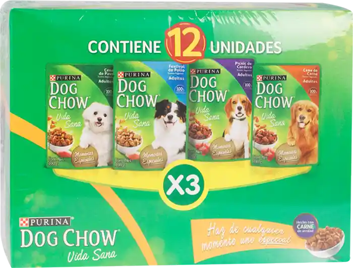 Dog Chow Sobres 12pk/100g