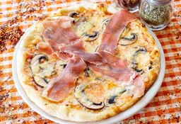 Pizza Prosciutto y Portobello