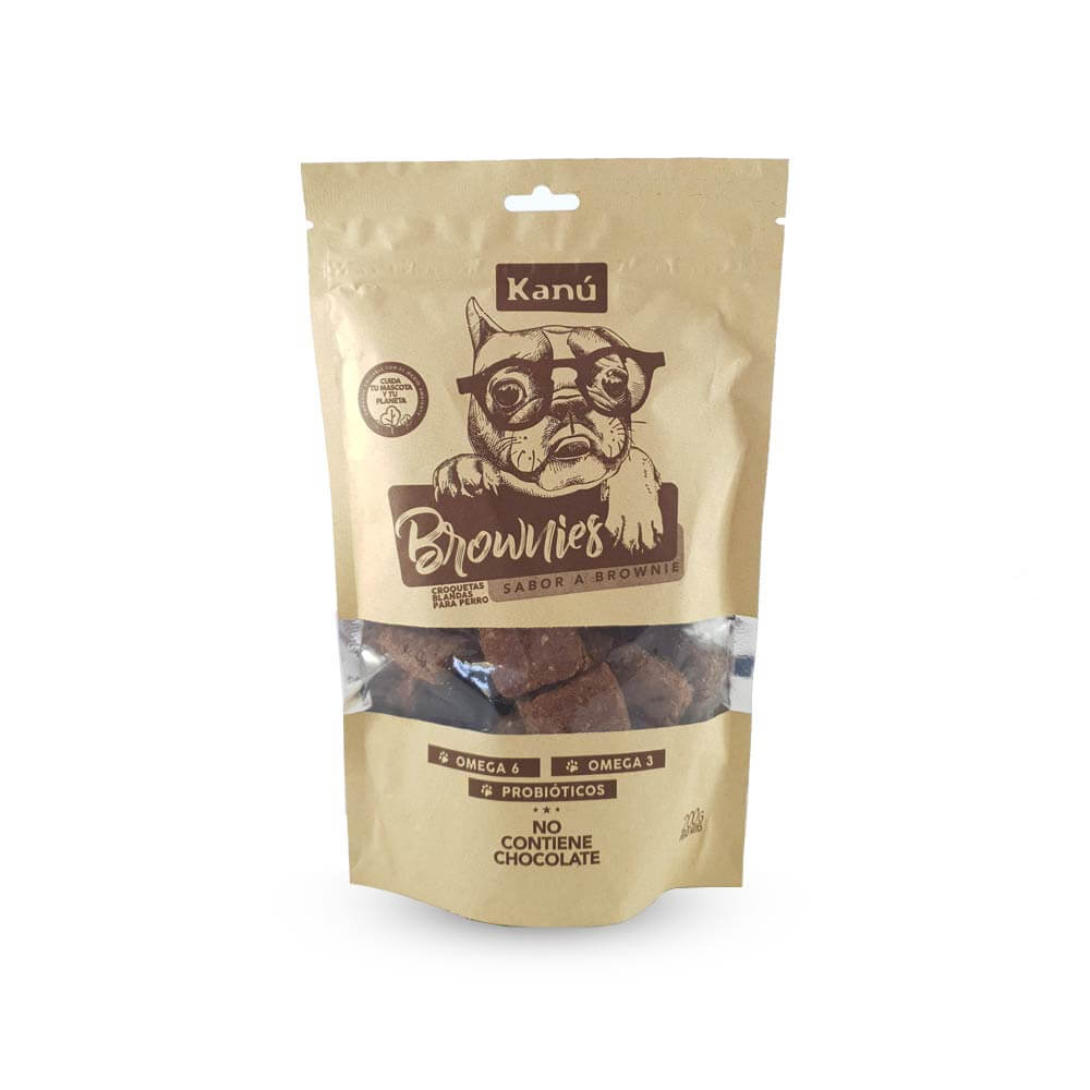 Kanu Croquetas Blandas para Perro Sabor a Brownie 200 g