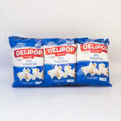 Delipop Palomitas con Sal Marina