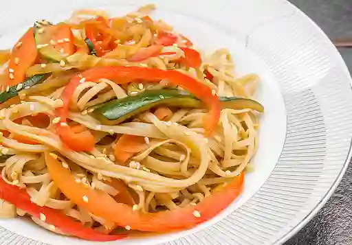 Spaghetti Al Wok con Vegetales