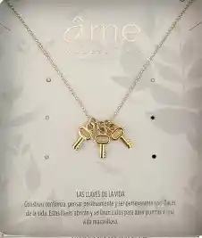 Collar Ame Llaves de la Vida x1und