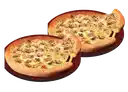 2 Pizzas Medianas Favorita Borde Relleno