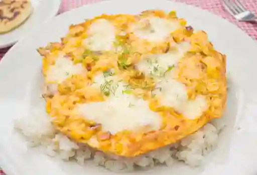 Huevos Mazorca con Arroz