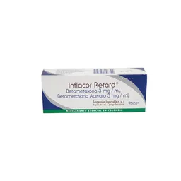 Inflacor Retard (3 mg/3 mg) Suspensión Inyectable