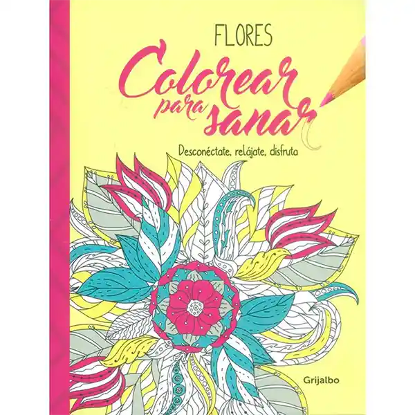 Colorear para sanar  flores