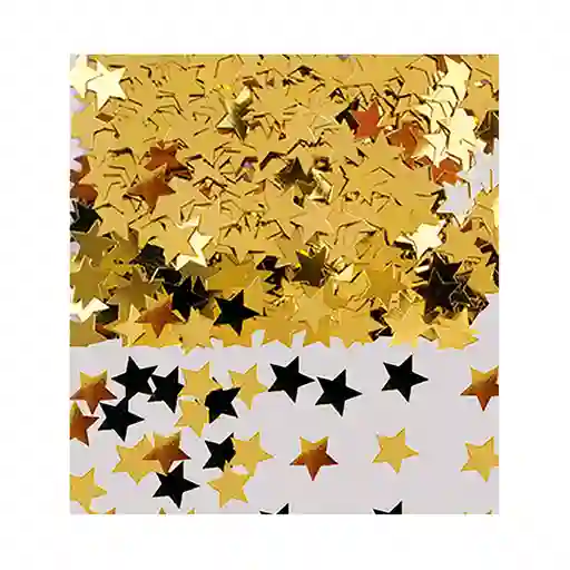 Sempertex Confetti Metalizado Estrellas Doradas 15Grm X 1 74558